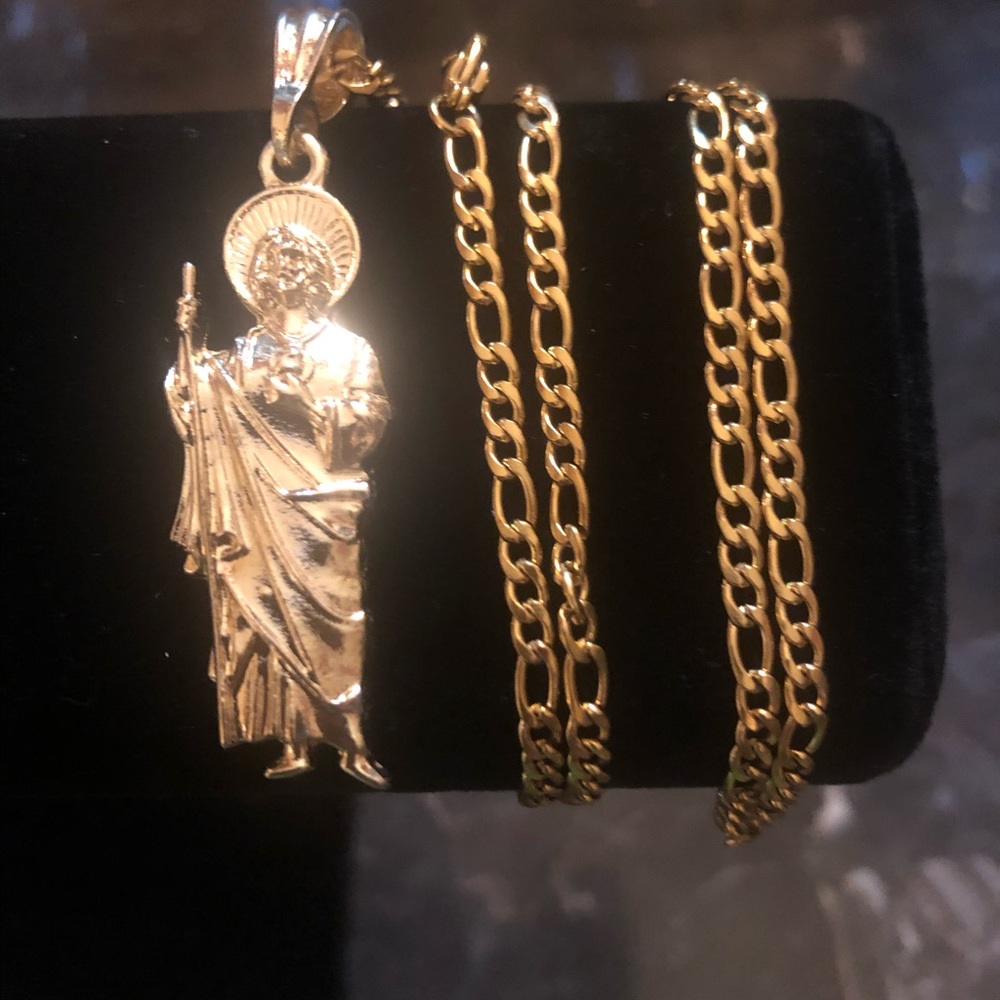 San Judas Tadeo/Gold Plated